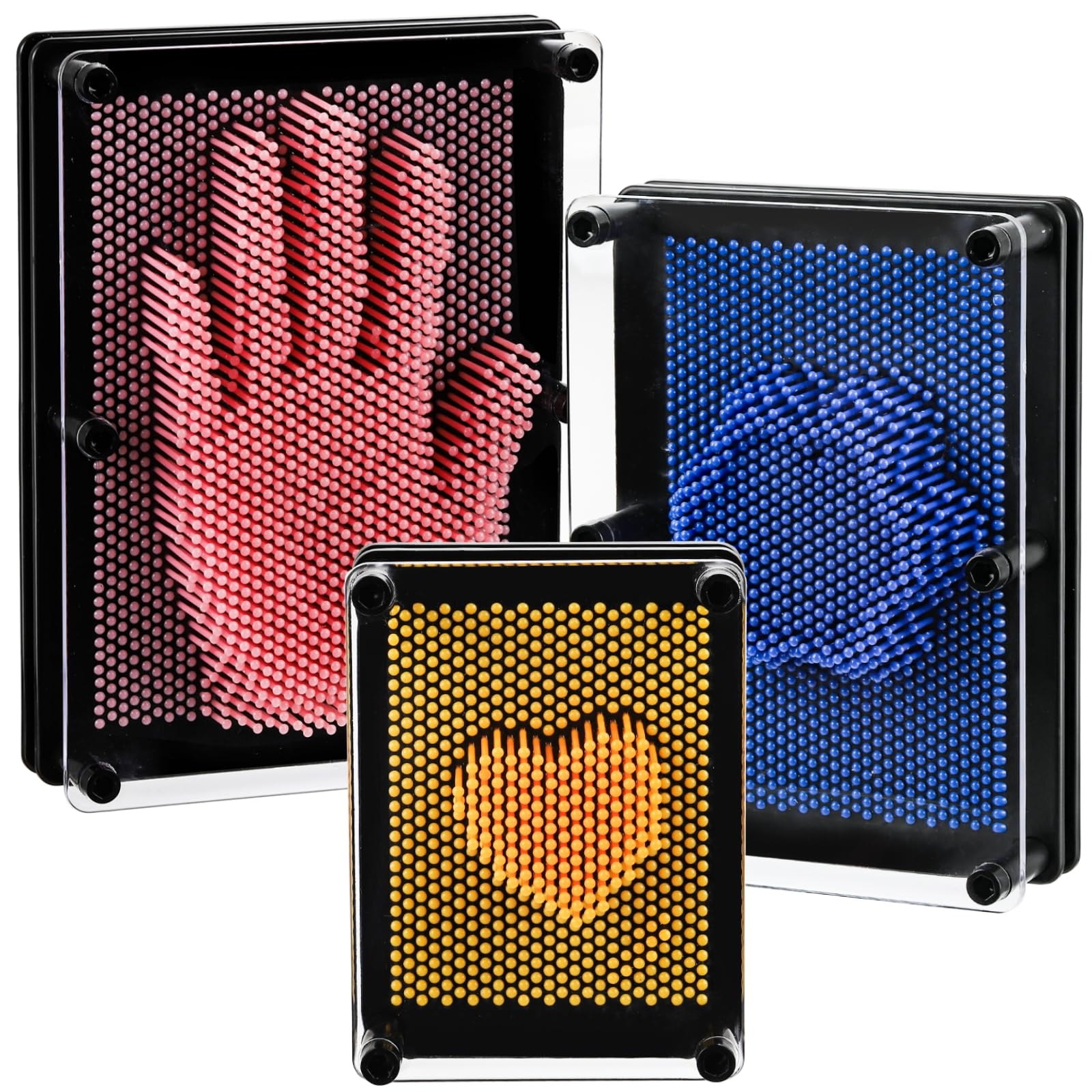 Amazon.com: Dicunoy 3 Pack Plastic Pin Art Board, 3D Pin Art